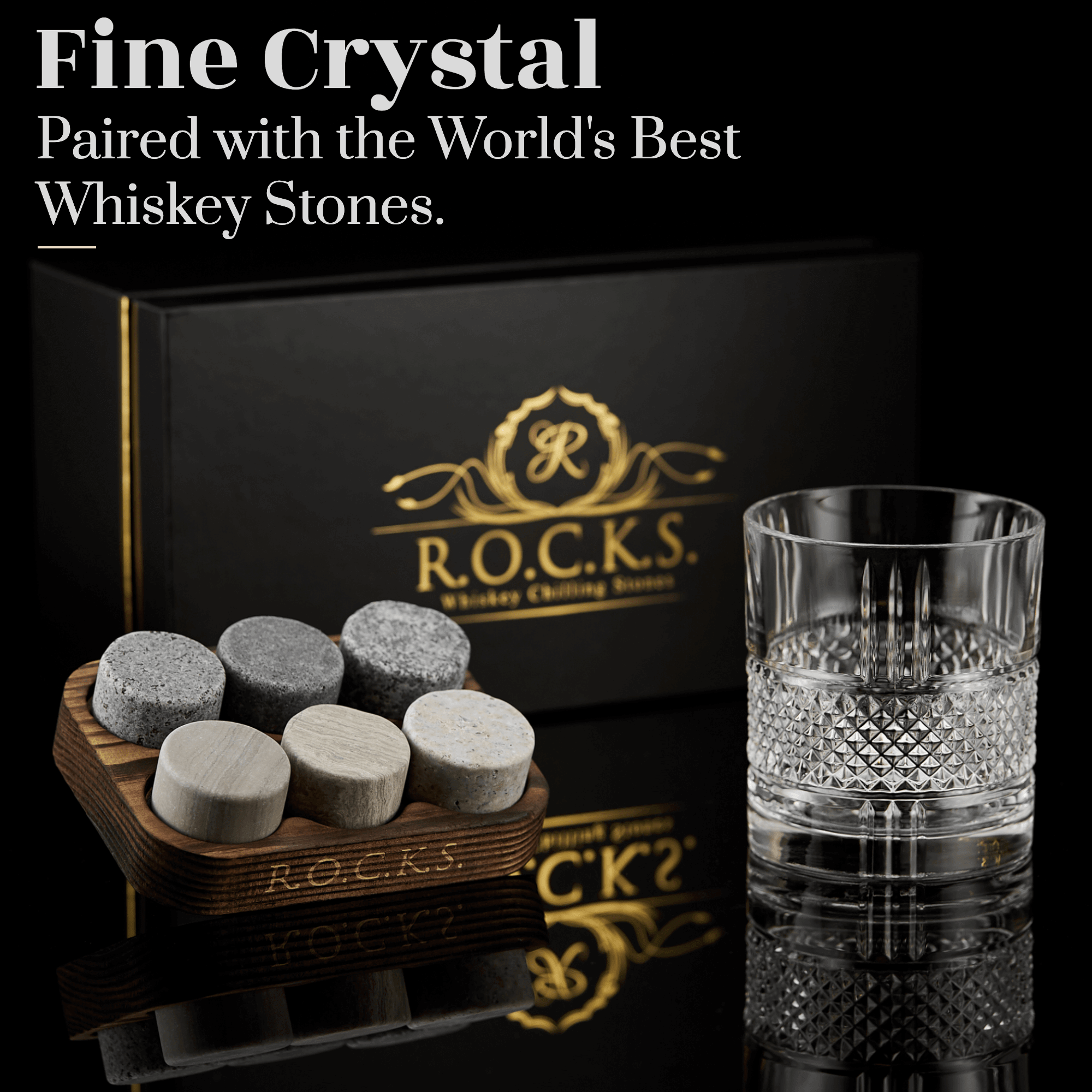 Reserve Whiskey Glass and Rocks Set