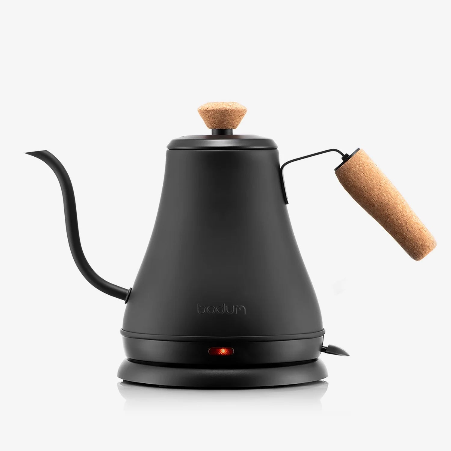 8-Cup Electric Gooseneck Kettle, Black with Automatic Shut-Off