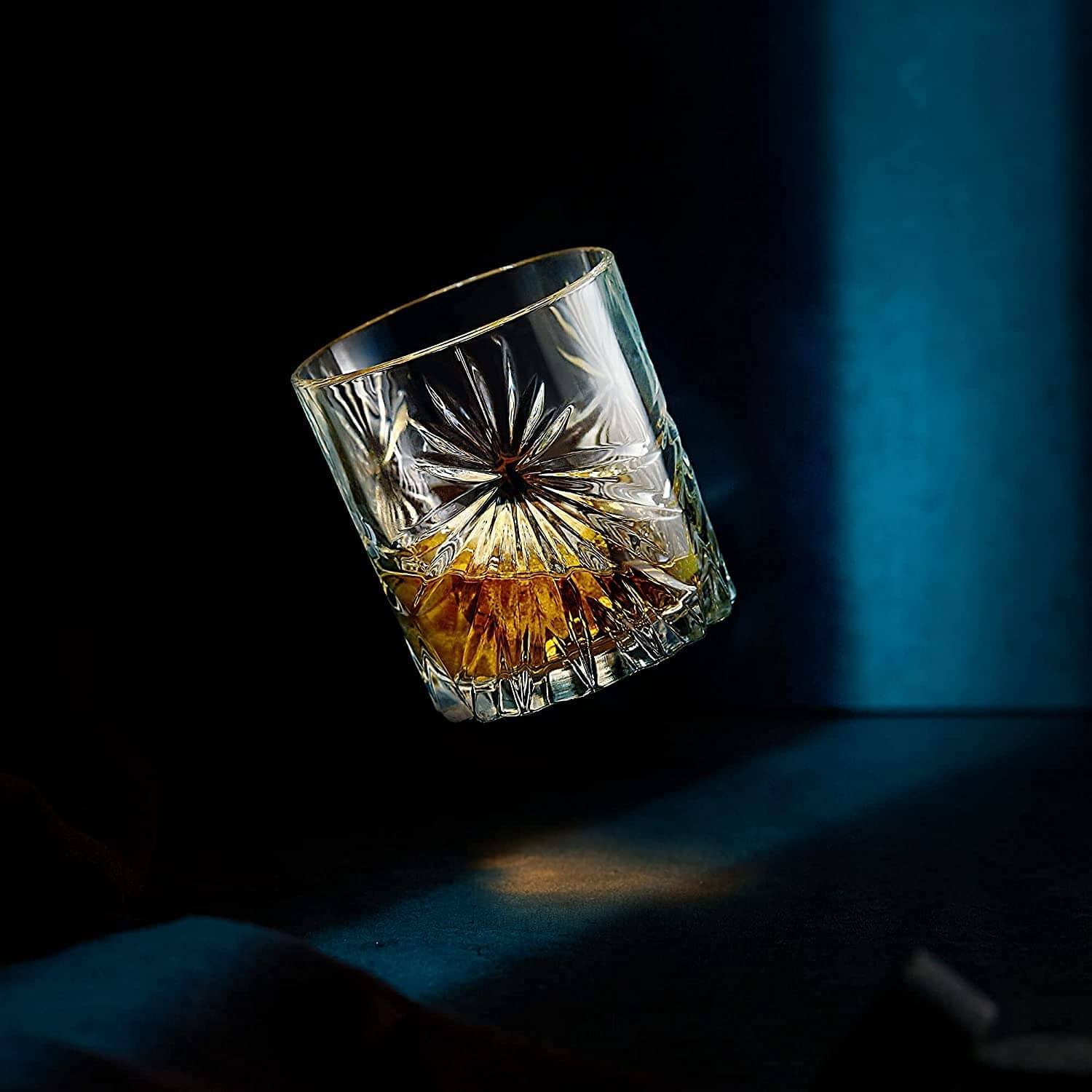 Soleil Whiskey Glass and Rocks Set