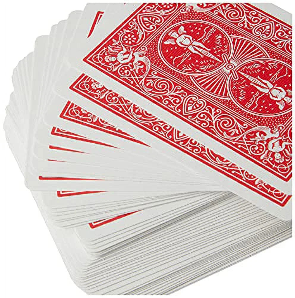 Playing Cards - Poker Size - 2 Pack, RED & BLUE