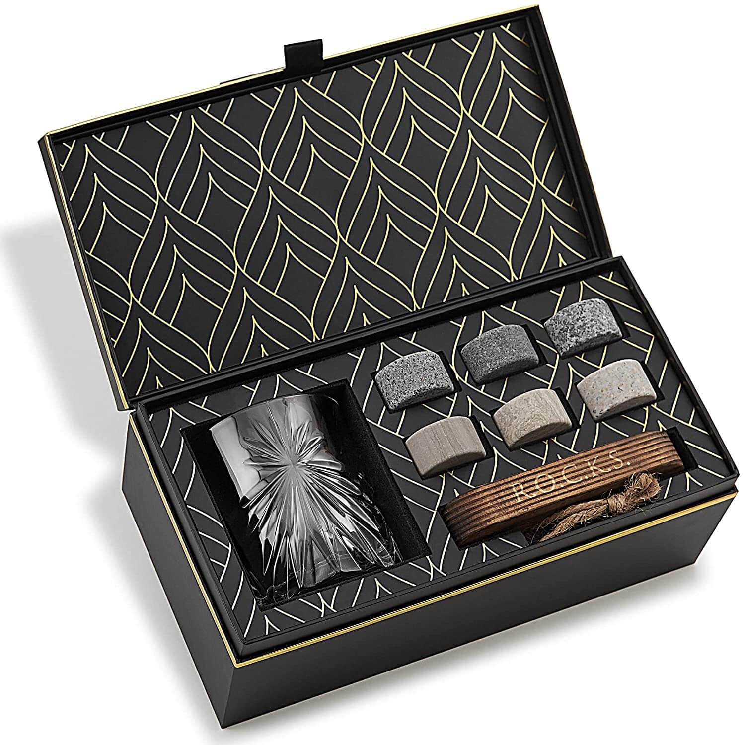 Soleil Whiskey Glass and Rocks Set