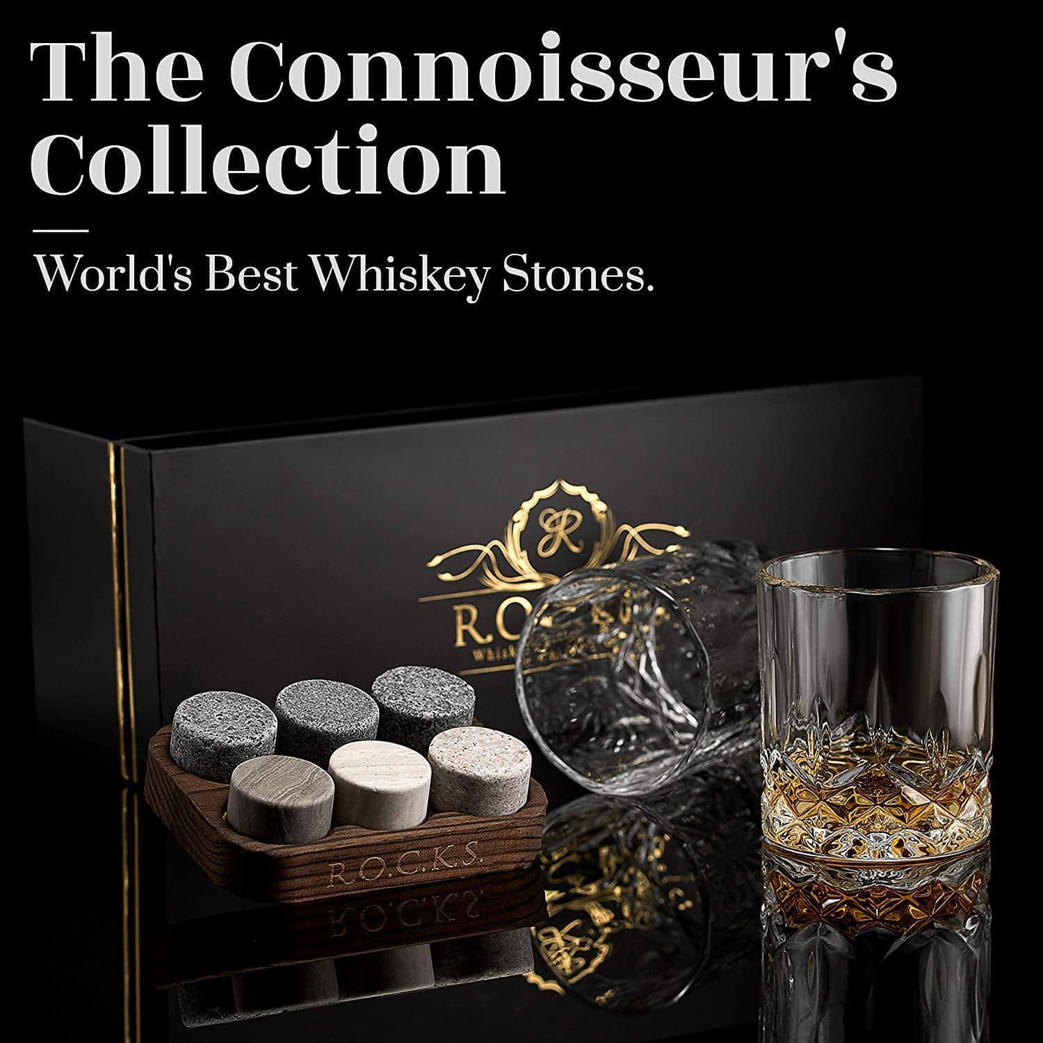 Signature Whiskey Glasses and Rocks Set