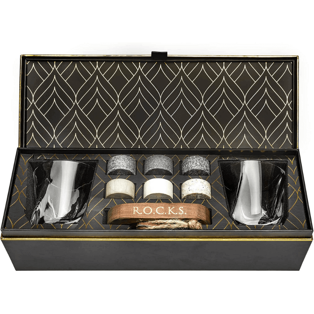 Twist Whiskey Glasses and Rocks Set