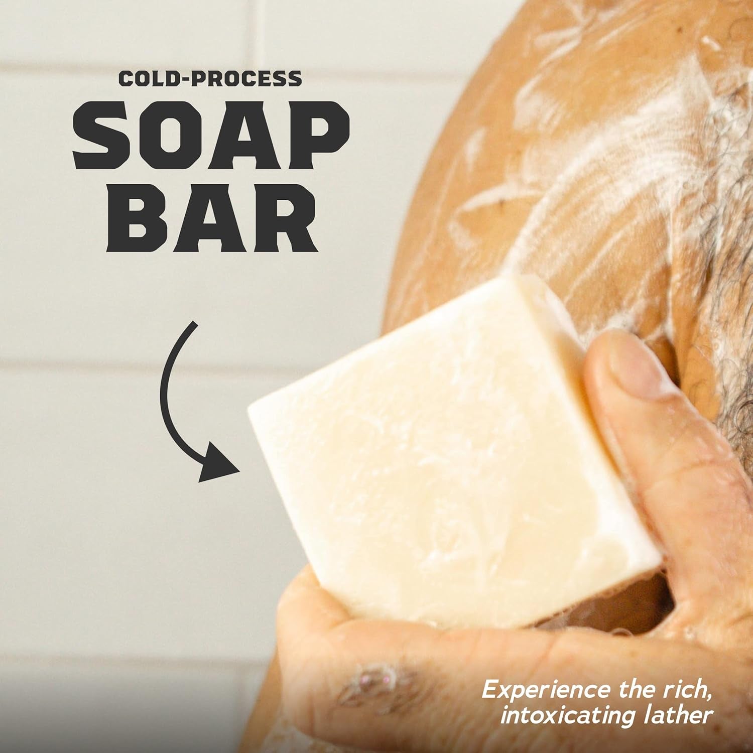 Natural Bar Soap for Men - Cold Process Soap with No Harsh Chemicals - Pine Tar (5 Oz, 5-Pack)
