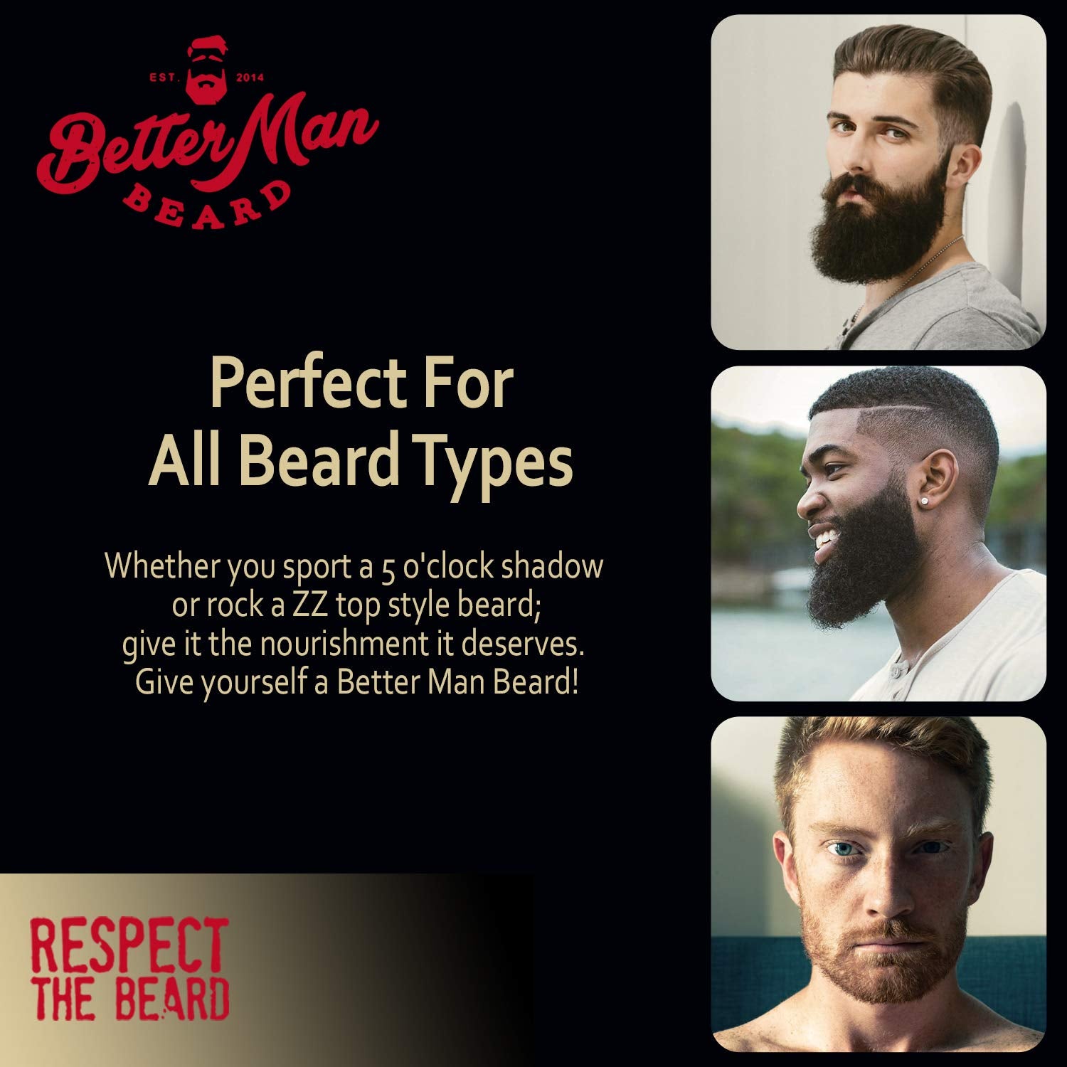 BETTER MAN BEARD Spruce Beard Oil - 2 Oz All-Natural Leave-In Beard Conditioner with Therapeutic Grade Essential Oils & 100% Natural Formula - OIL-SPR2