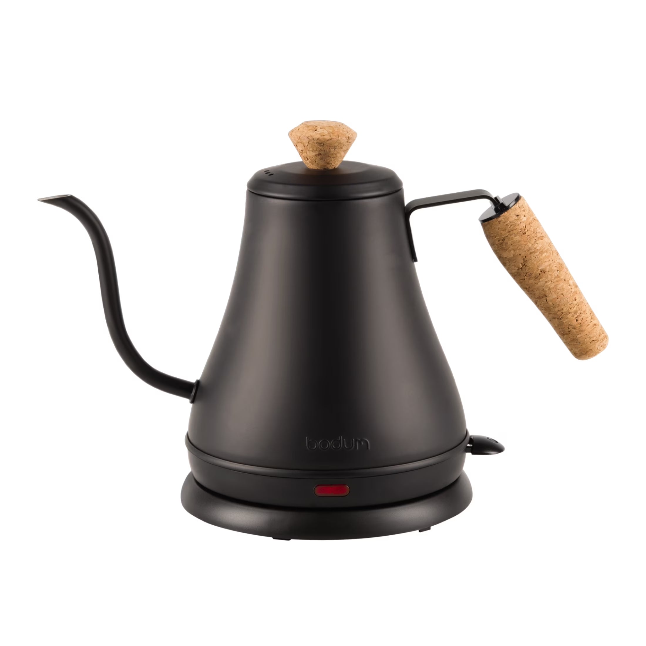 8-Cup Electric Gooseneck Kettle, Black with Automatic Shut-Off